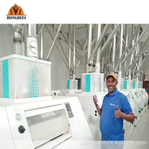 Hongdefa 150 TPD Maize Flour Milling Plant